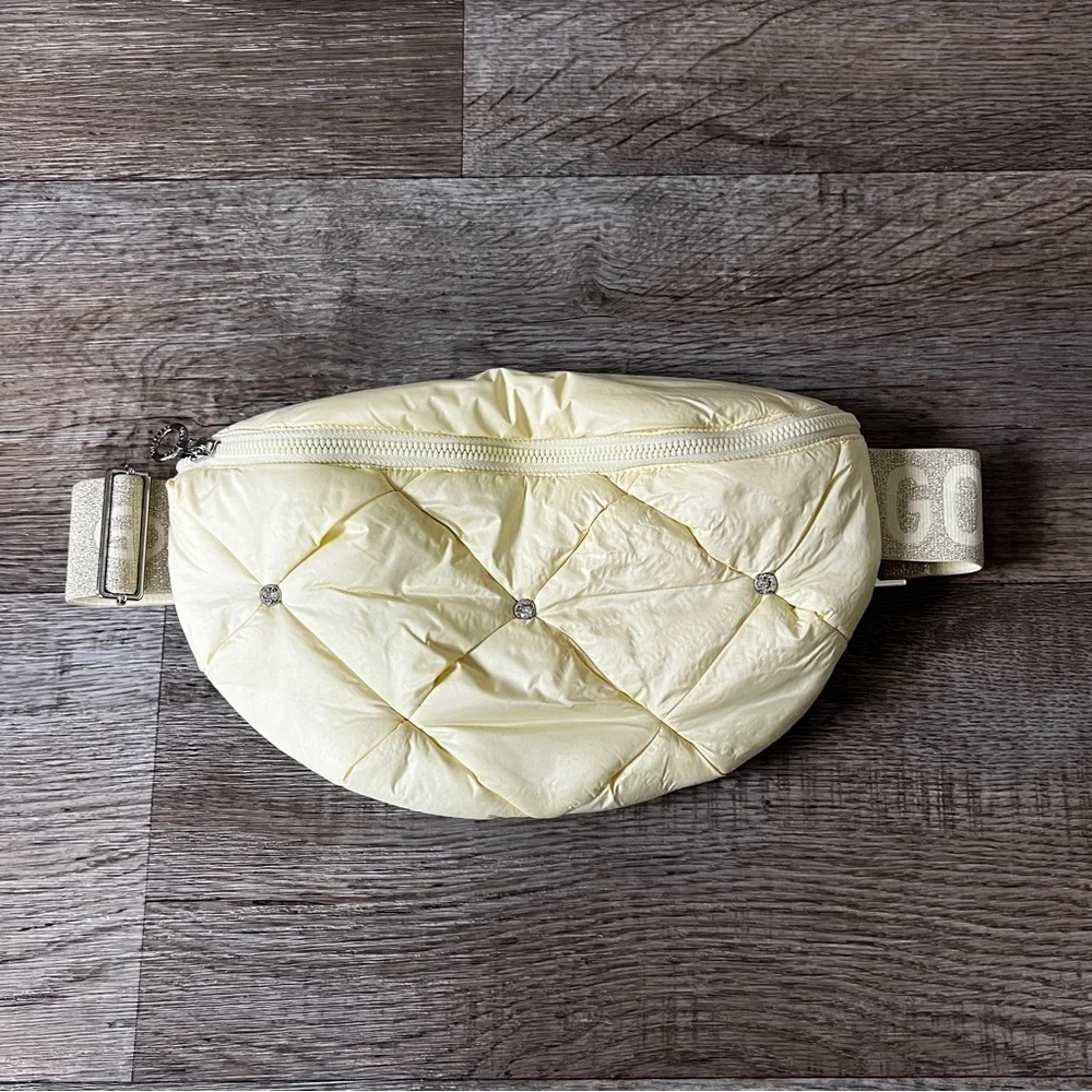Goldbergh Stones Fanny Pack in Butter Yellow